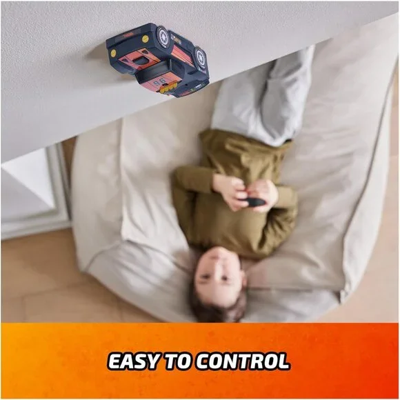 Zero Gravity Racing Wall Climber, USB-C Rechargeable Wall Racer Truck, Black Ind - Picture 5 of 9